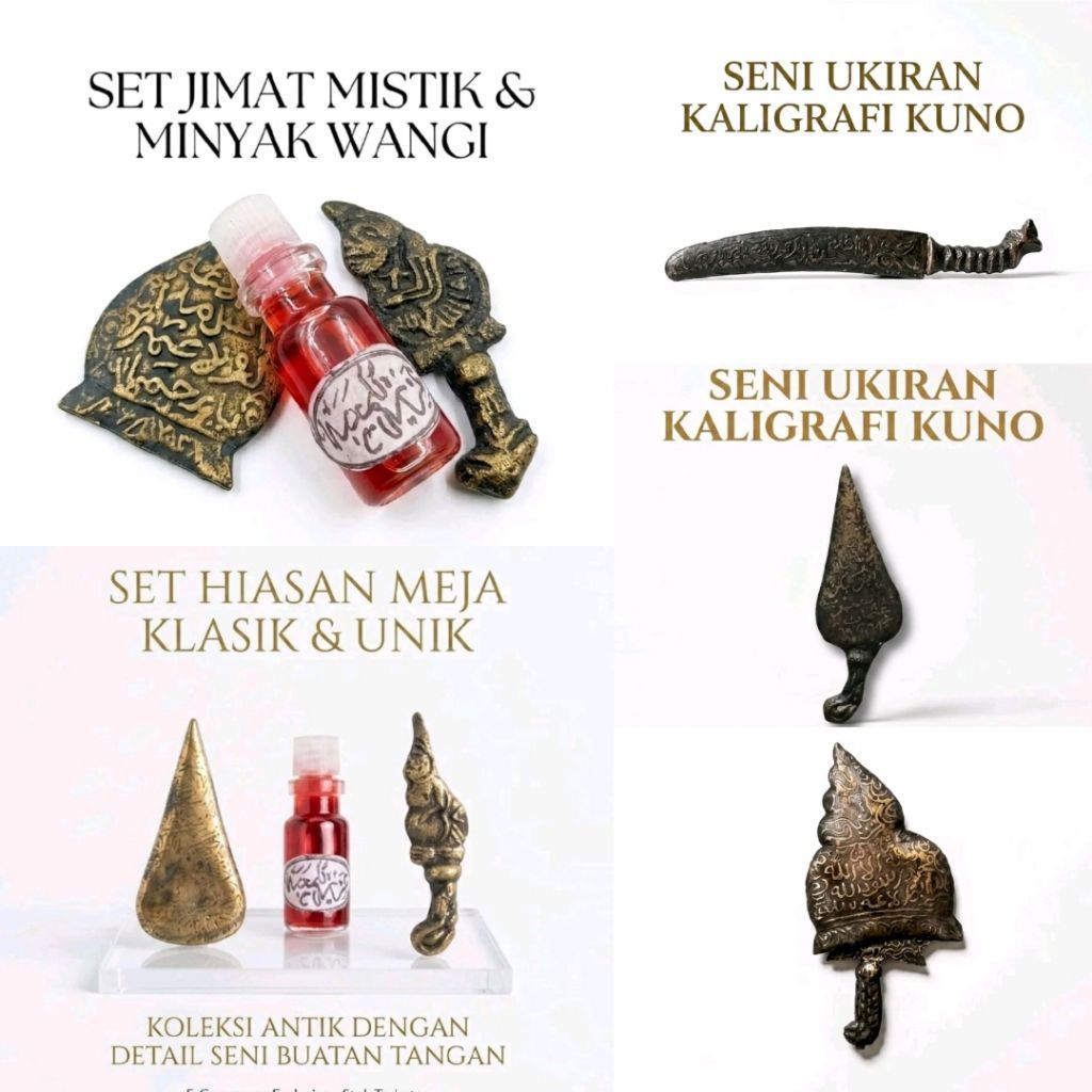 Hobi Koleksi Keris Nogo Sari Sosro Mini - Aksesoris Desain Mini Kuningan, Cocok untuk Koleksi atau K