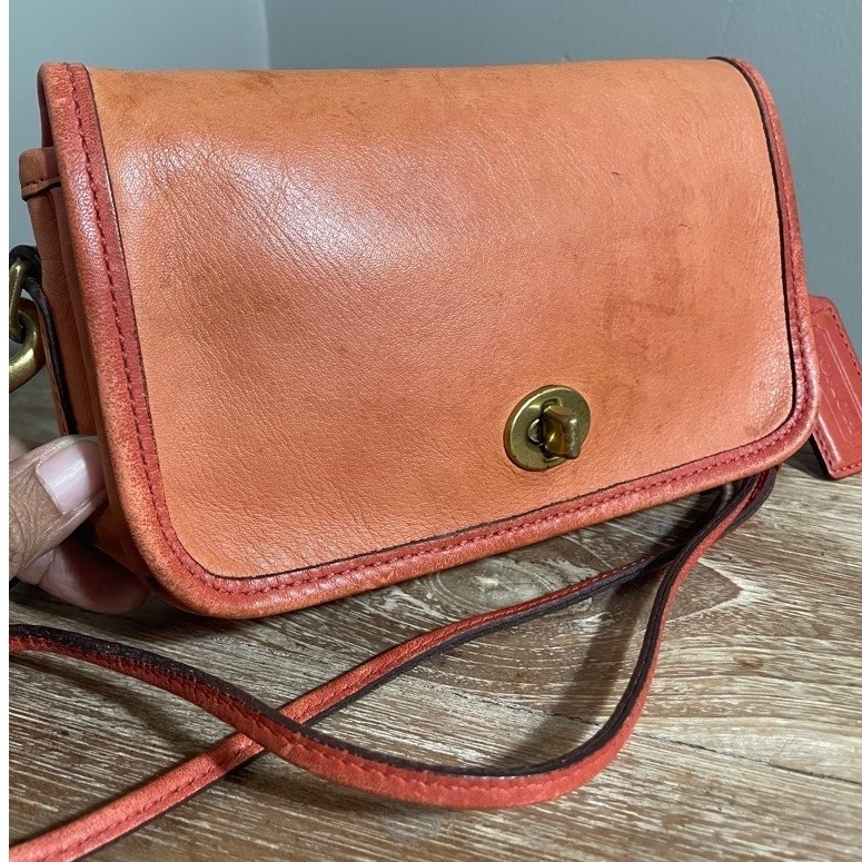 Coach Dinky Sling Shoulder Bag Tas Kulit Asli Kulit Tunggal Kultung Limited Edition Anniversaryl