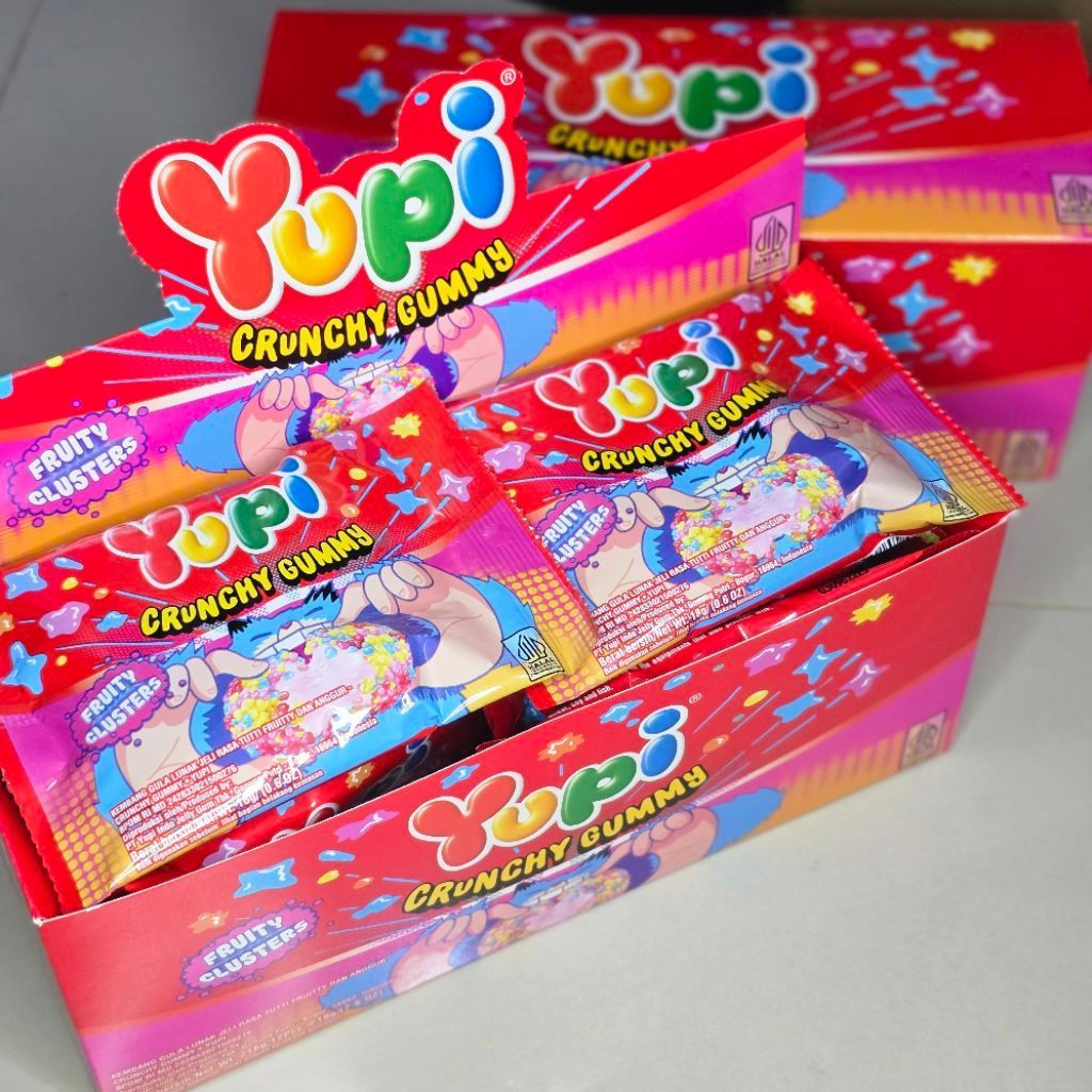 yupi gummy - crunchy gummy