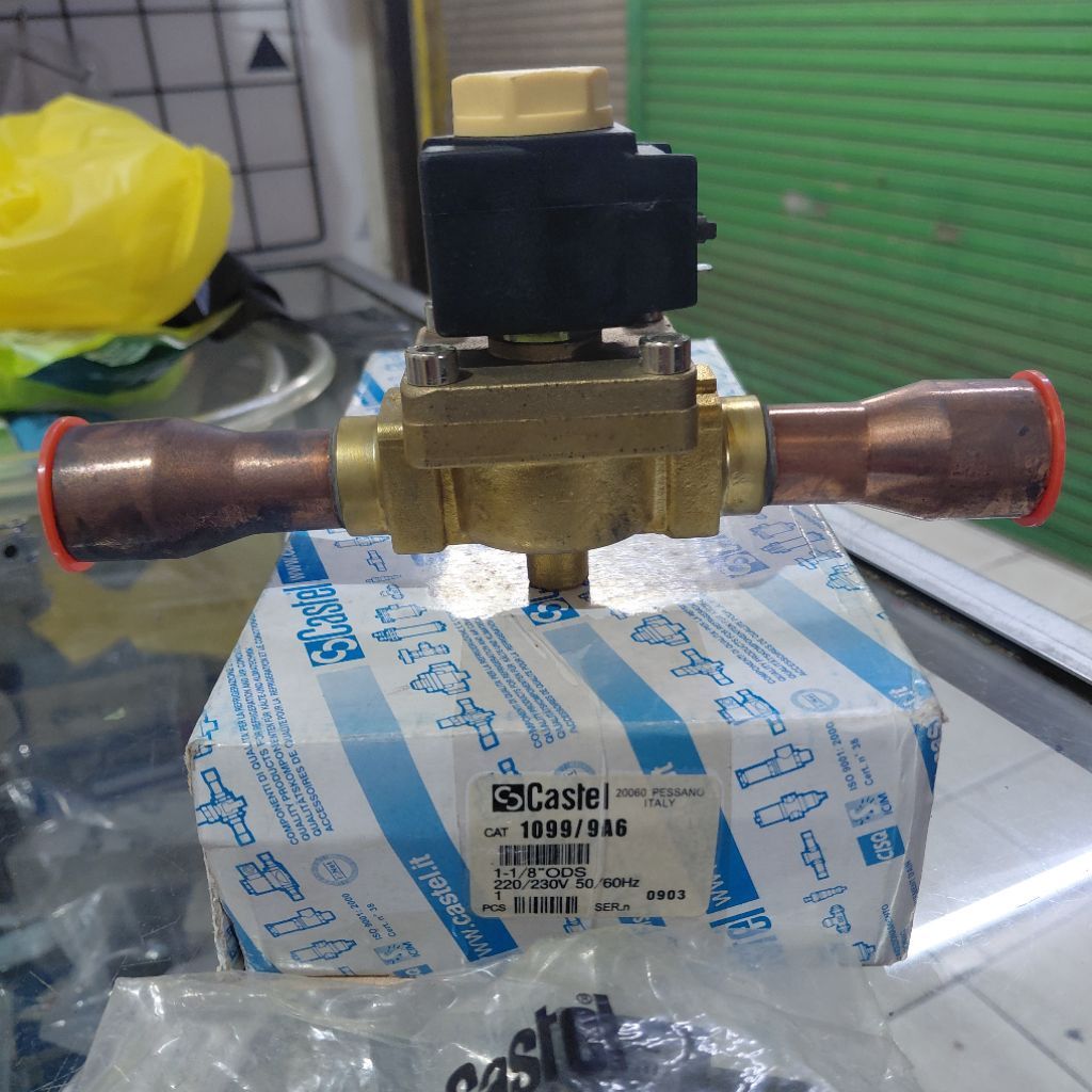CASTEL 1099/9A6 SOLENOID VALVE 1-1/8"ODS TYPE LAS