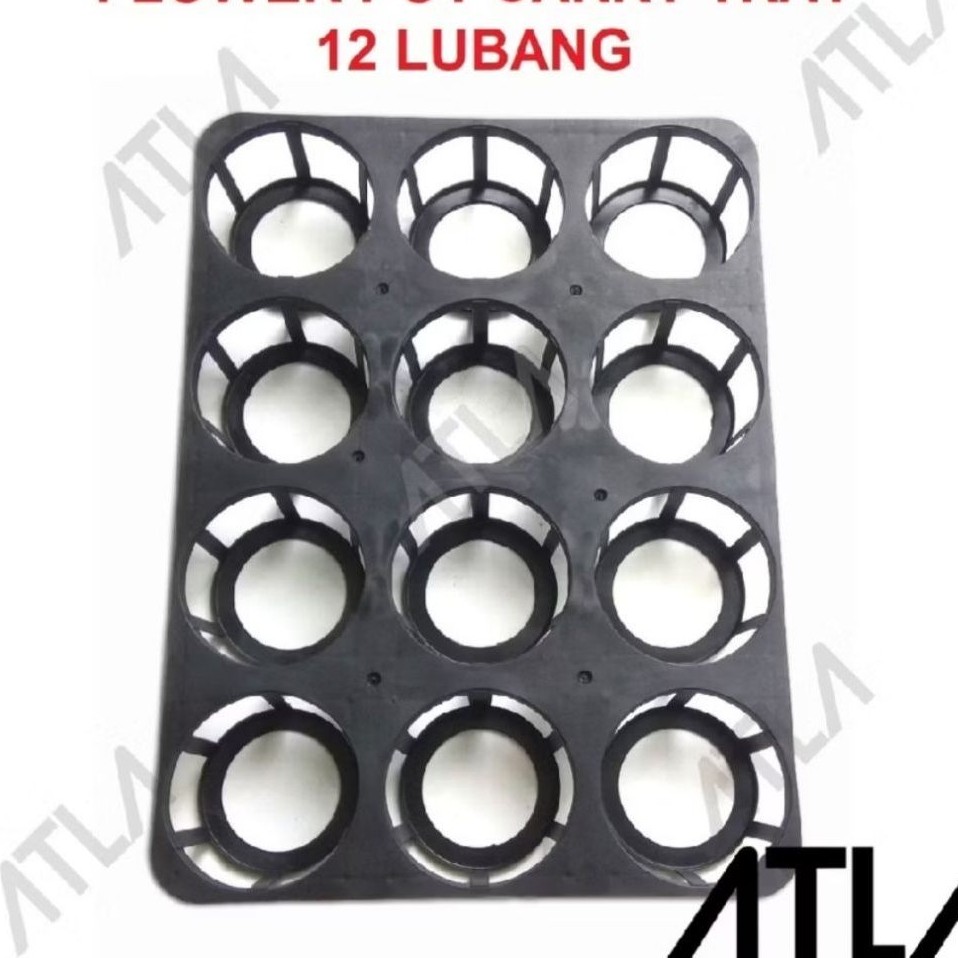 Tray Semai Bibit Anggrek 12 Hole Pot Flexible Seedling Benih KT019