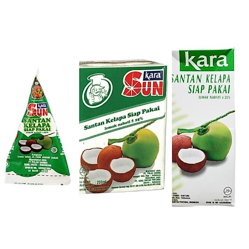 Kara Santan 65ml dan 200ml | KARA | Kara Santan | Kara Santan Cair | Santan Cair | Santan
