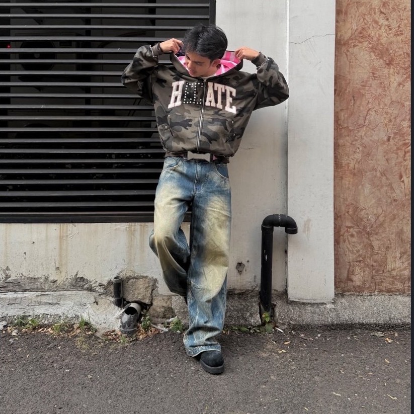 ZIPPER HOODIE HECATES CAMO ORIGINAL