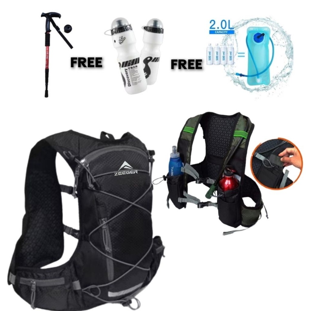 Zeeger Hydropack 10 Liter 01 Original/Tas Running/Tas Gunung/Tas Tektok Hiking