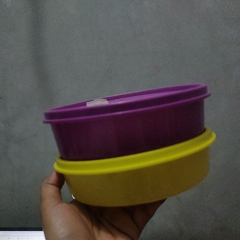 Large Handy Bowl lime/Large Handy Bowl lungu/LHB/LHB TUPPERWARE/wadah ungu/tempat makan Tupperware/L