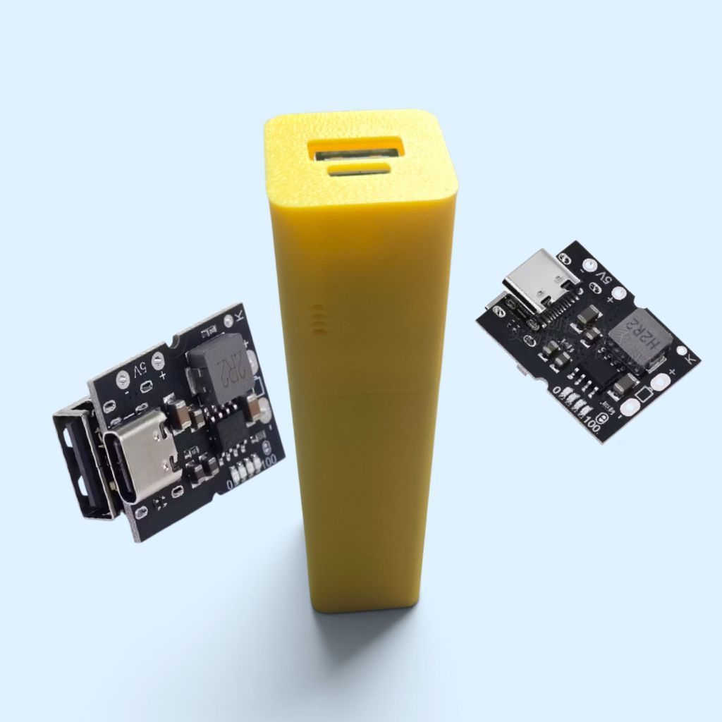Case DIY 1 X 21700 Baterai Powerbank (Case aja)