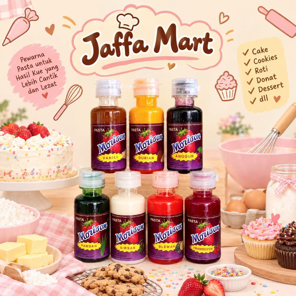 MORISON 50ml Banyak rasa [ BEBAS PILIH VARIAN ] - pasta perisa Jaffa mart