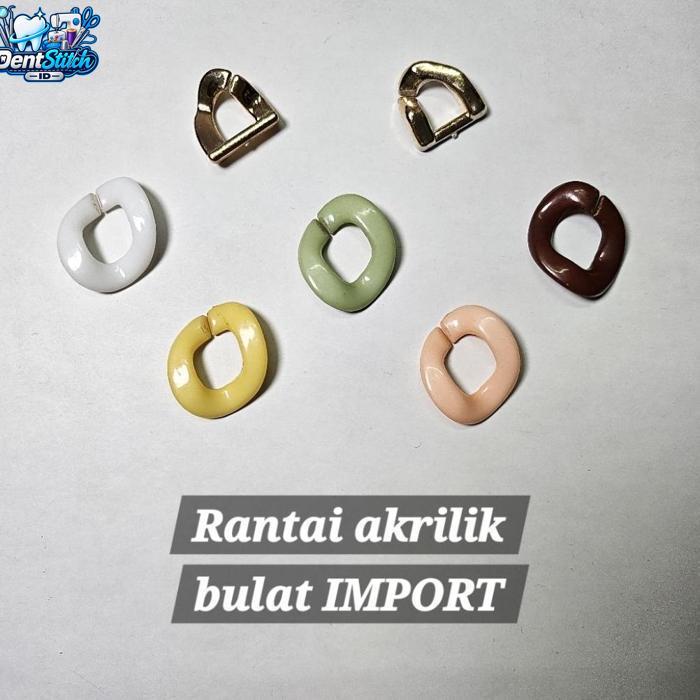 Rantai akrilik plastik grade A import