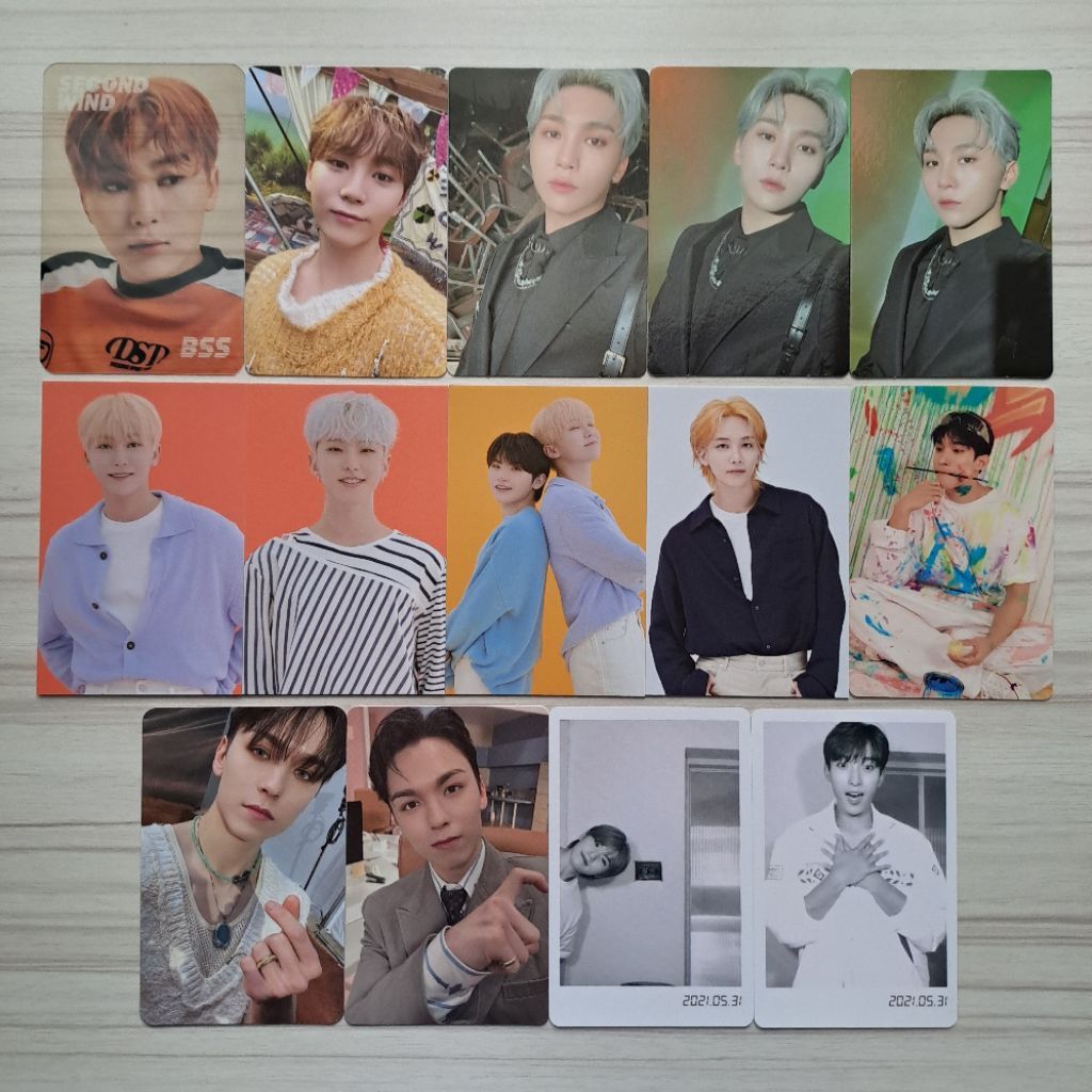 Official PC TC Photocard SEVENTEEN | Jeonghan Hoshi Woozi DK Dokyeom Seungkwan Vernon | Caratland Ca
