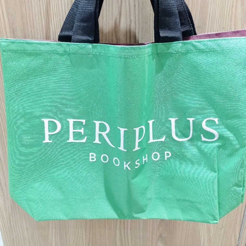 tote bag besar periplus tas belanna periplus besar tas shopping bag periplus tas belanja buku peripl