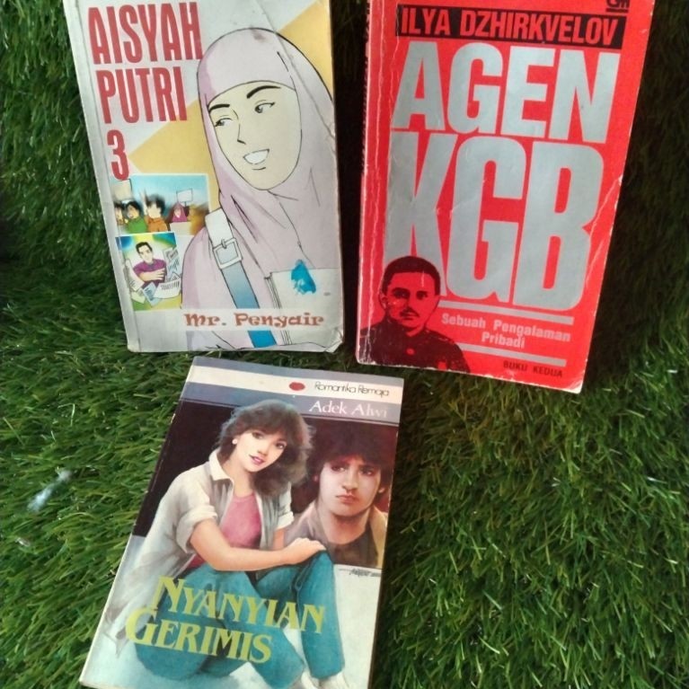 Buku Novel Anak Aisyah Putri 3 Mr. Penyair Adek Alwi Nyanyian Gerimis Agen KGB