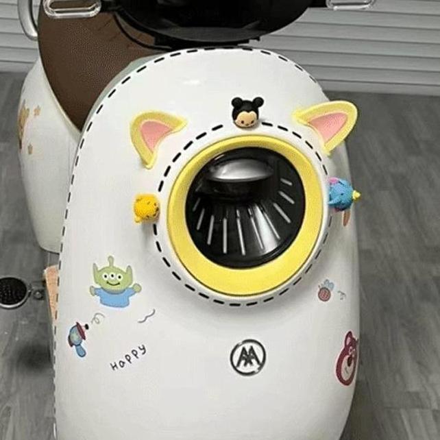 Promo Stiker Hiasan Telinga Beruang & Kucing untuk Helm Motor Desain 3D Imut Mudah Dipasang Aksesori