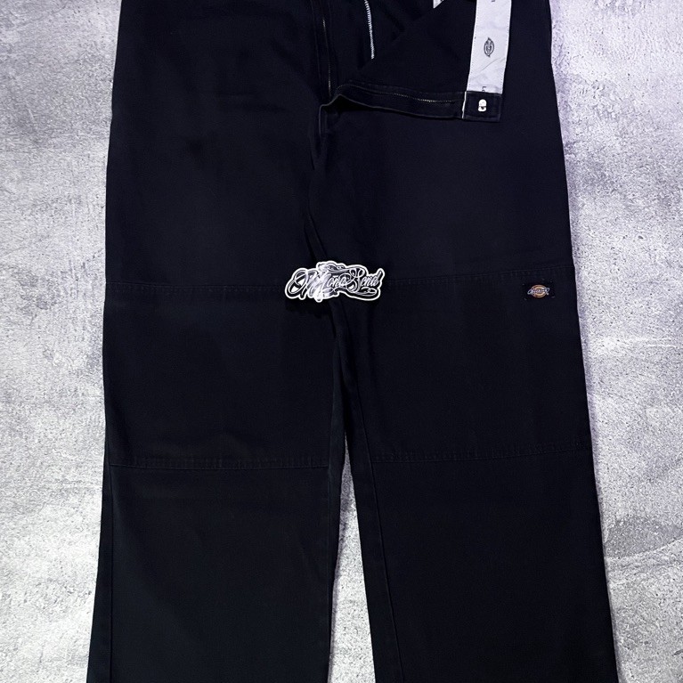 dickies double knee blk