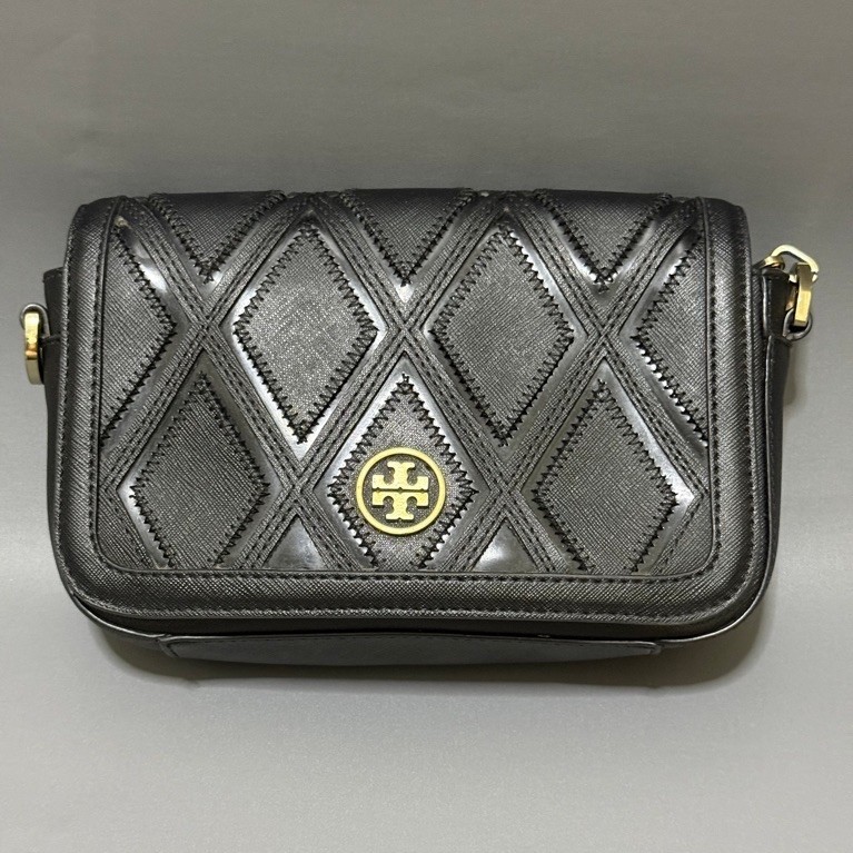 Tory Burch Robinson Patchwork Chain Mini Bag