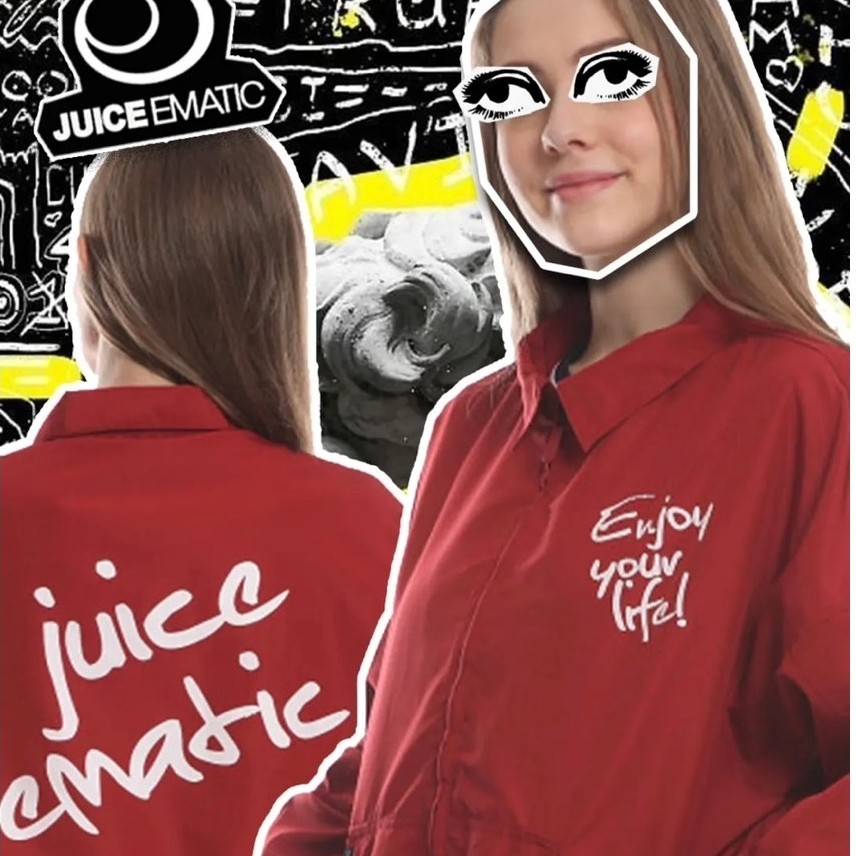 JACKET WANITA JUICE EMATIC ADDISON RED