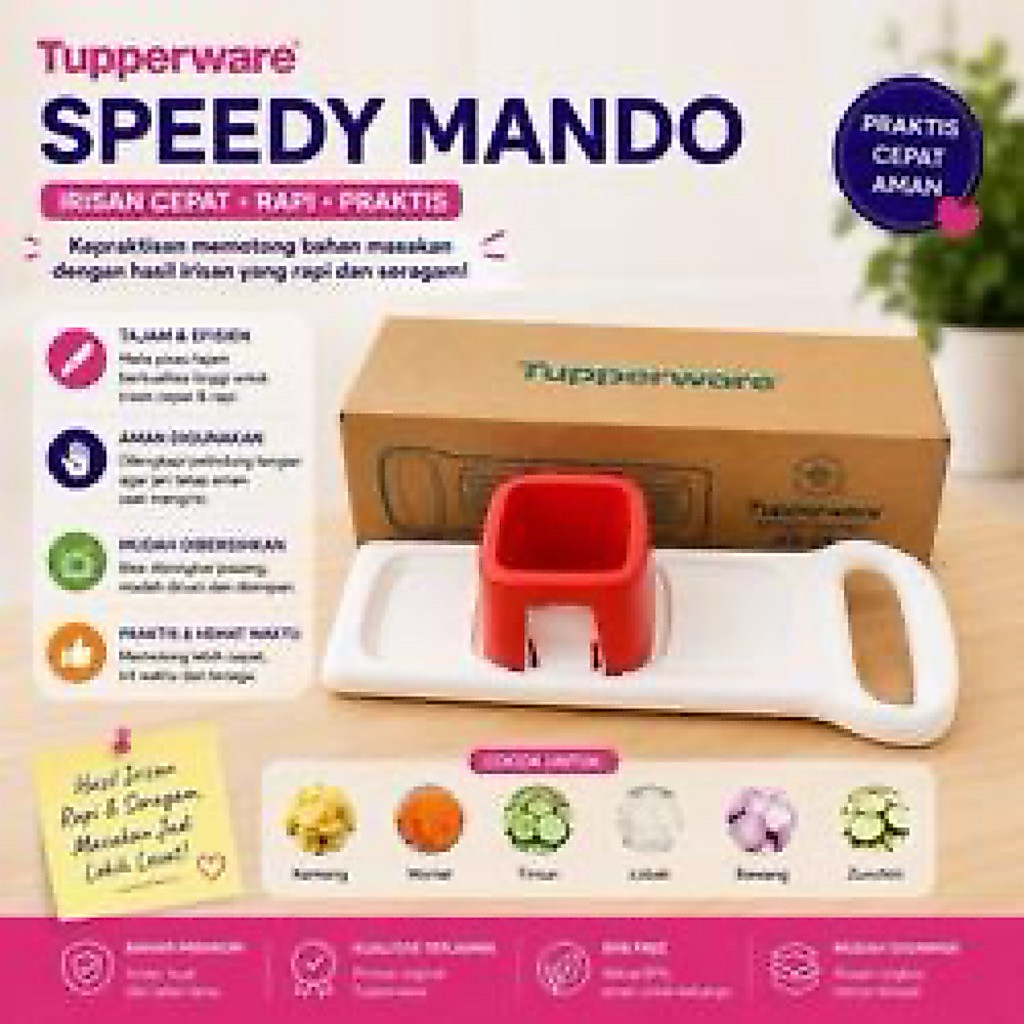 speedy mando tupperware
