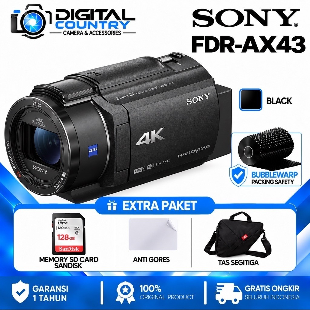 SONY FDR-AX43 UHD 4K HANDYCAM / SONY FDR-AX43 UHD 4K