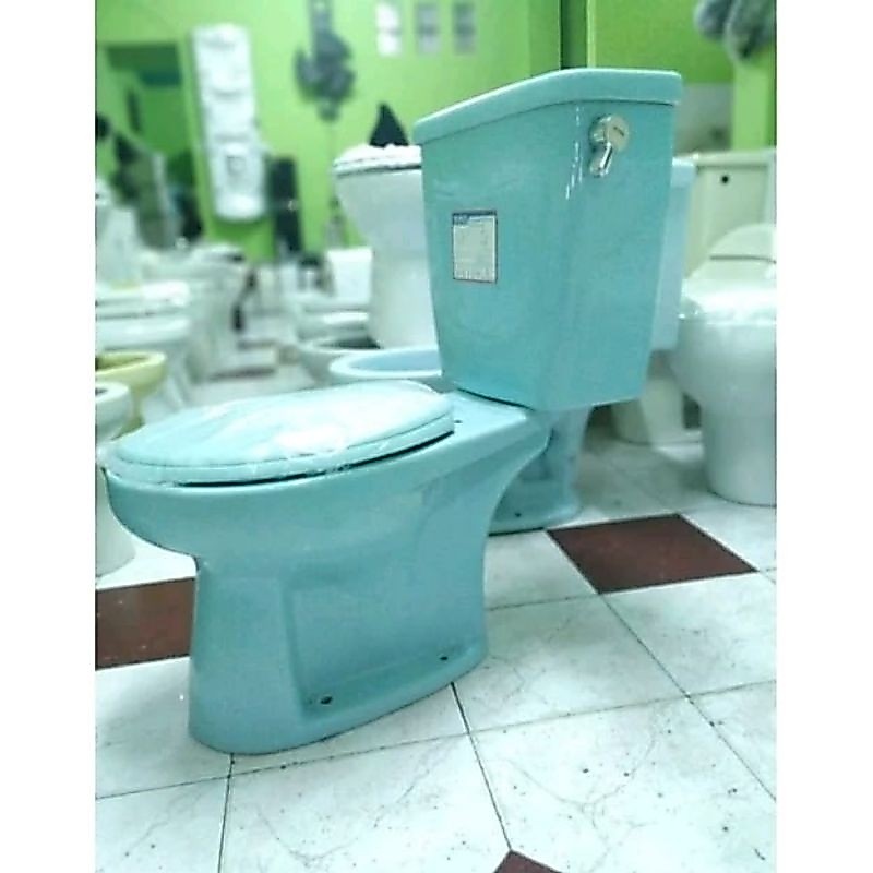 CLOSET DUDUK TOTO CW 516 BIRU MUDA|CLOSET DUDUK TOTO MURAH BERKUALITAS