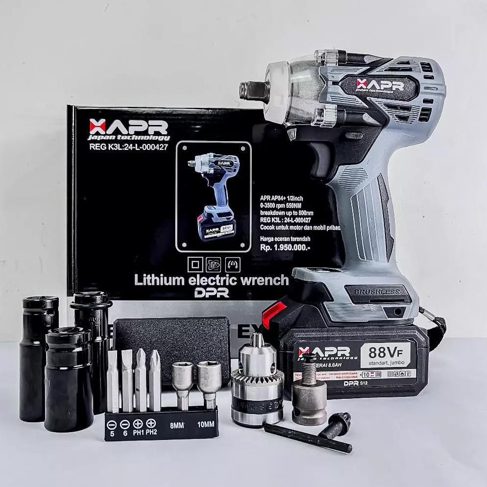 APR 84+ 550nm CORDLESS IMPACT WRENCH BRUSHLESS 48v / 88v ZHIHE  / JLD 48s / XAPR