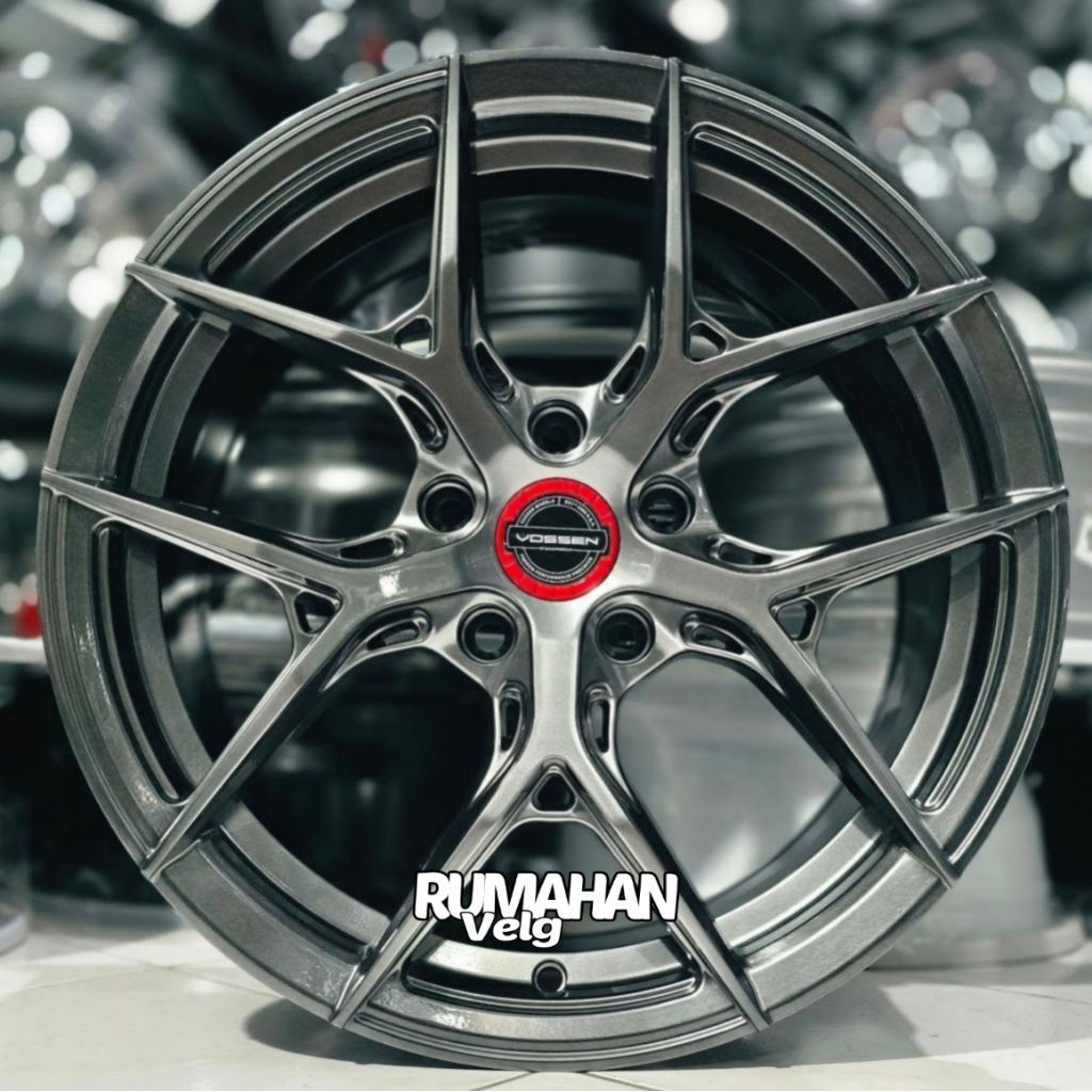 velg racing r17 VOSSEN H5 DENGAN lebar 7,5 pcd 5X114,3 velg mobil ring 17 pnp untuk Innova reborn ve