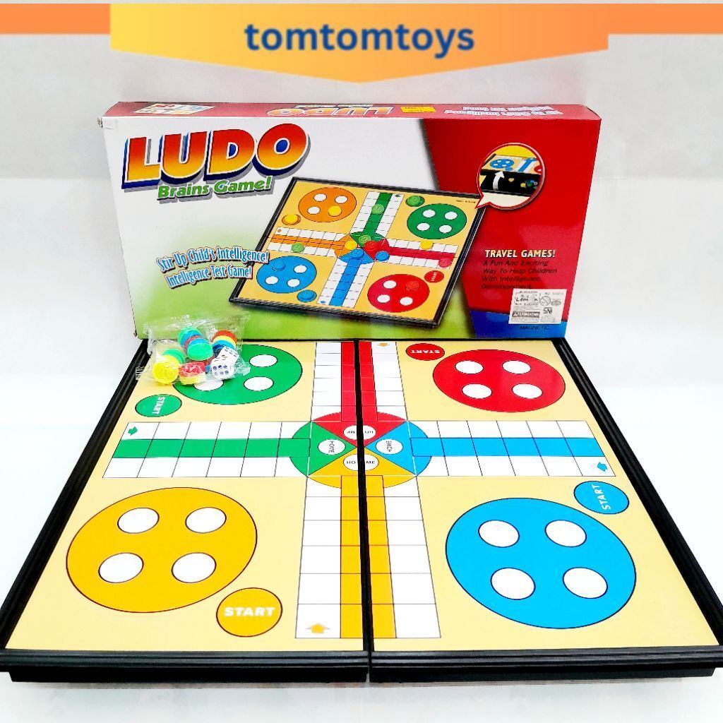 BIG Size LUDO Magnetic Board Game Ludo Papan Magnet