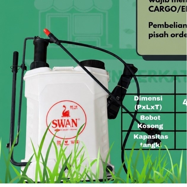 SPRAYER SWAN BE-16 2IN1 | SEMPROTAN TANAMAN SWAN | SEMPROTAN PUPUK SWAN | SEMPROTAN SWAN BE-16 DOUBL