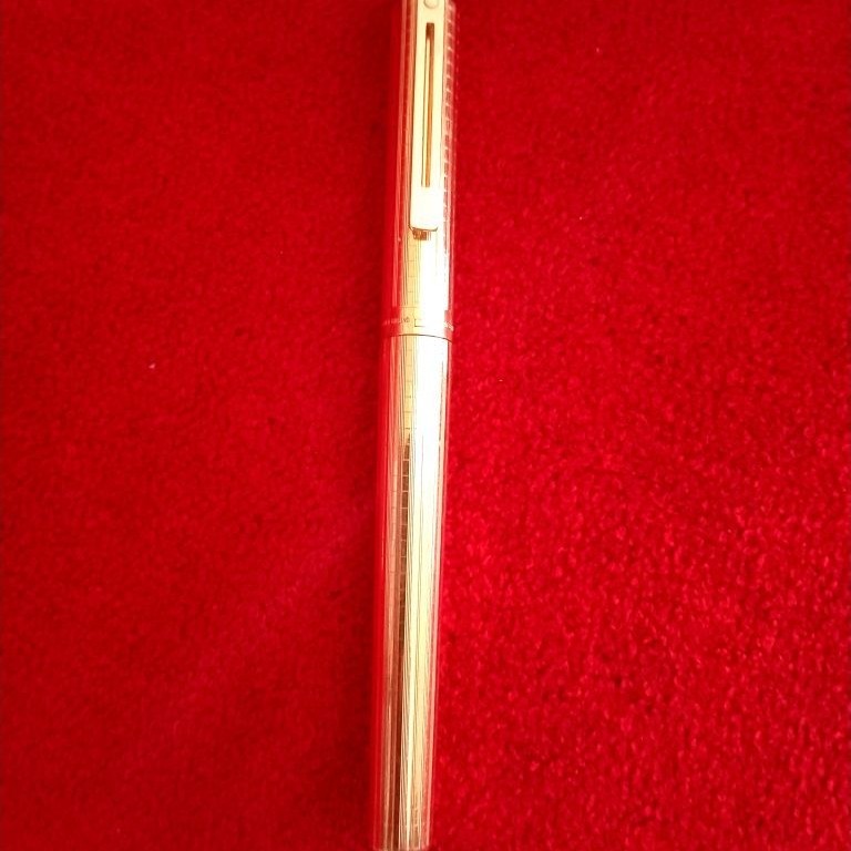 Pen Vintage Sheaffer Targa 1007 Gold Plated Nib 14k Solid