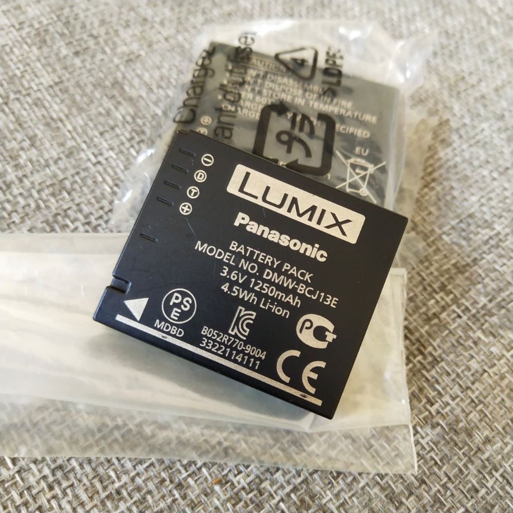 Baterai Panasonic DMW-BCJ13E BCJ13PP Original For Panasonic Lumix DMC-LX5 LX7 LX55