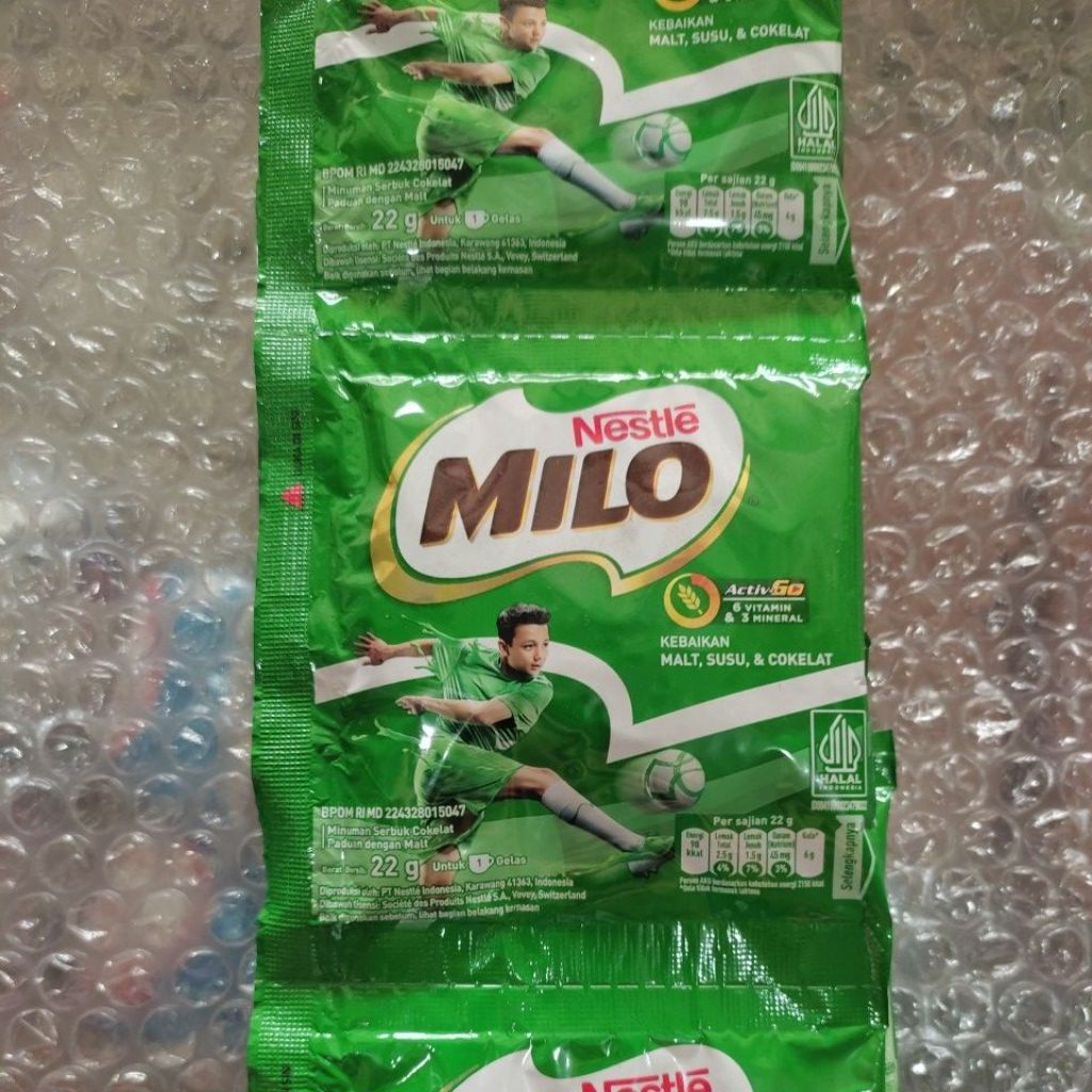milo sachet / bubuk coklat Milo sachet 22gr