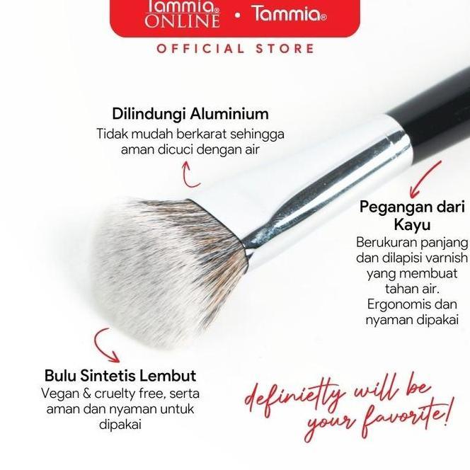 Tammia Professional 1503 Deluxe Foundation Brush Kuas Wajah