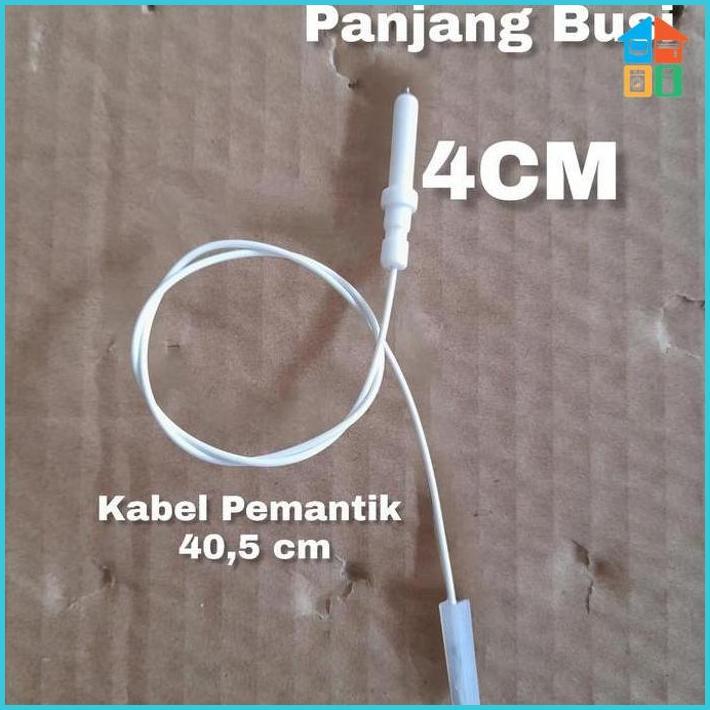 Busi Pemantik Kompor Tanam 1 Set + Kabel Kompor Modena Rinnai Ariston Baru