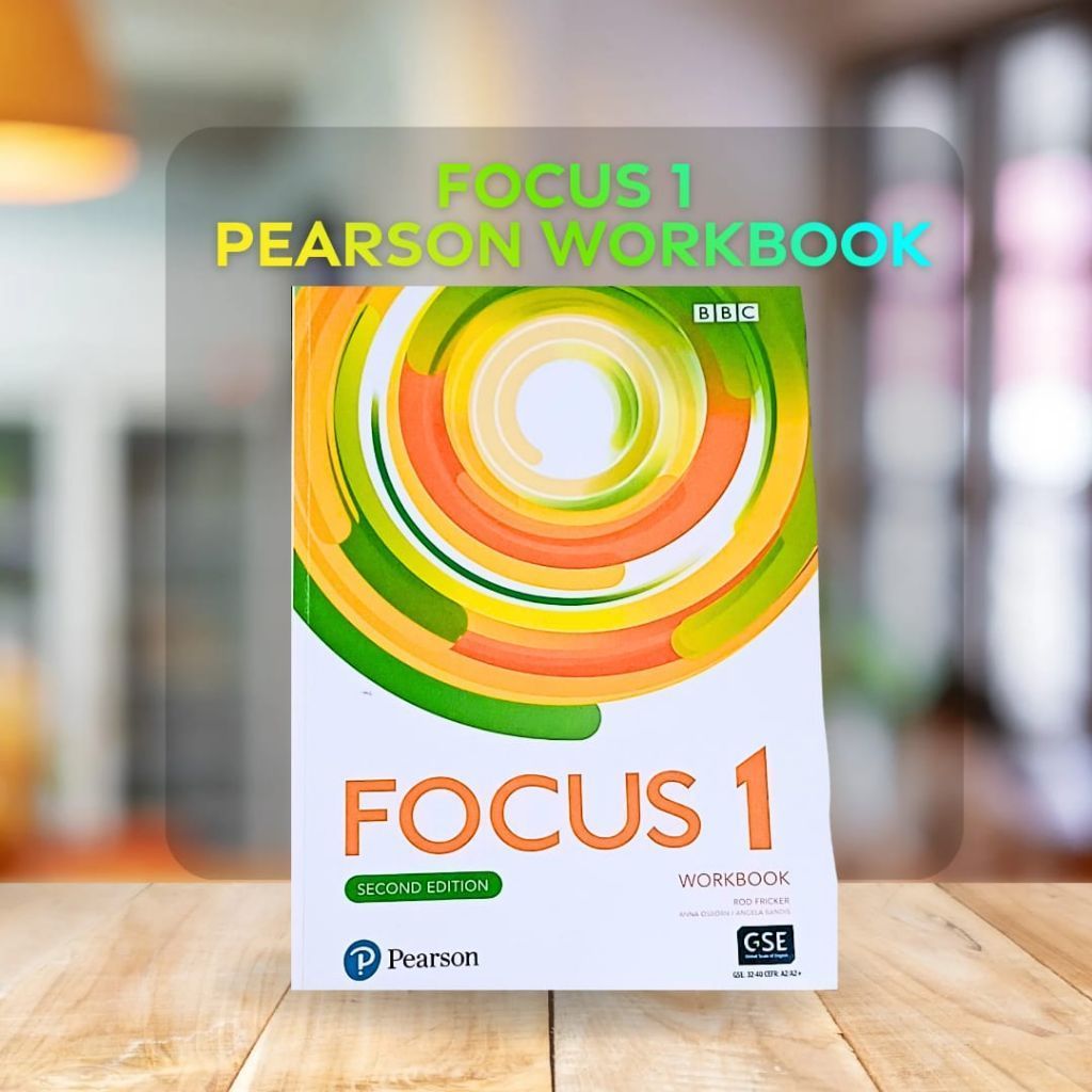 Buku Focus 1 Second Edition Workbook Pearson BBC Bekas Layak Pakai