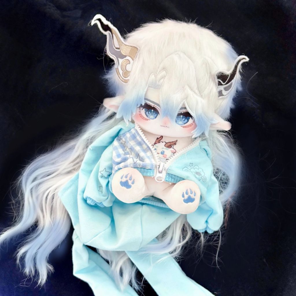 READY STOCK HONOR OF KINGS HOK [Fanmade] Plush Doll 20cm Naked Kongming (doll+tail)