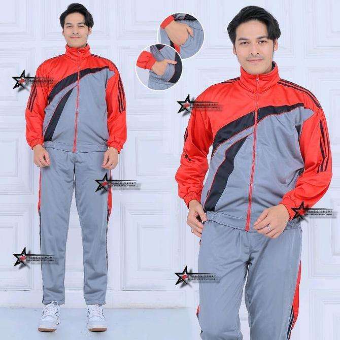 Word- Jaket Olahraga Set Celana Training Olahraga / Setelan Training Olahraga Sport Lari