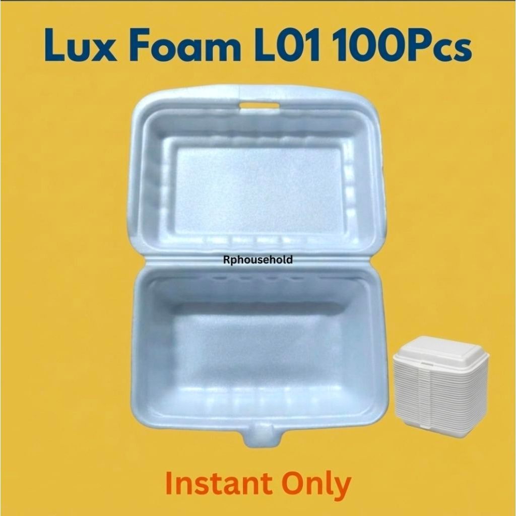 [ INSTANT ] Foam Bubur/Makanan Lux | 100 Pcs LUX STYROFOAM L01
