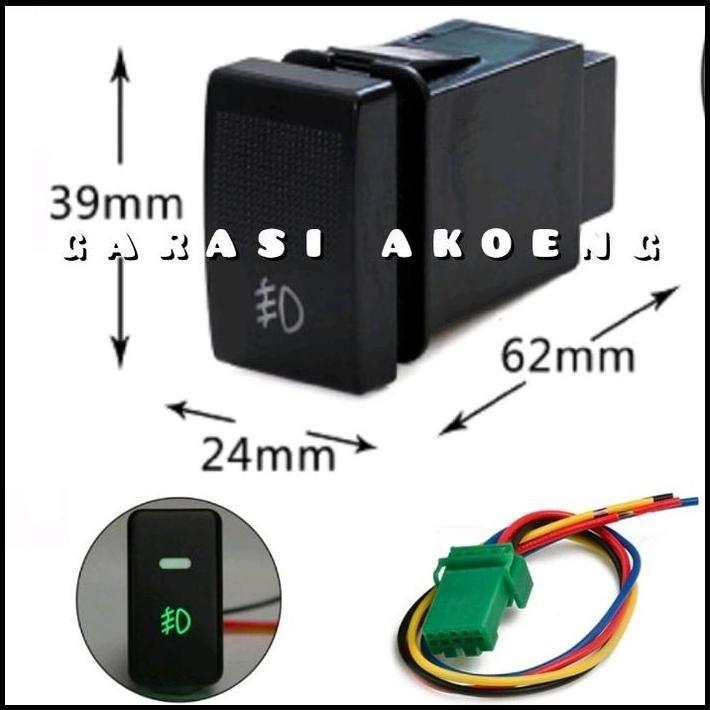 DISKON SWITCH FOGLAMP SAKLAR TOMBOL LAMPU KABUT SUZUKI ERTIGA GA GL GX DREZA D13A ESCUDO JLX GEN 1 4