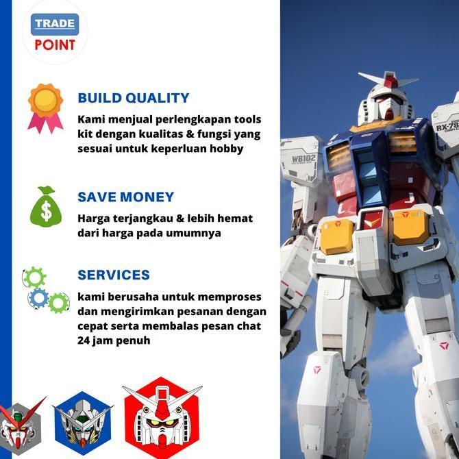 gundam Tools Set Gundam Gunpla - Tool Kit Rakit Gundam (Triple Pack)