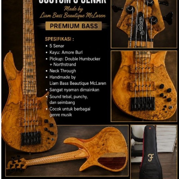 Bass Fodera custom 5 senar