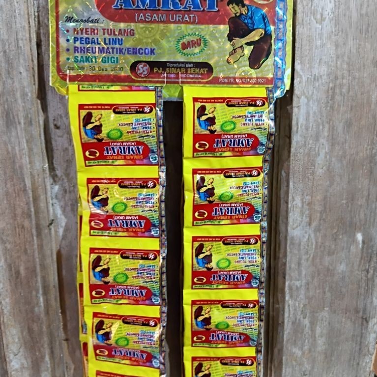 AMRAT (Asam Urat) KAPSUL 20 RENGENG / AMRAT KAPSUL ORIGINAL
