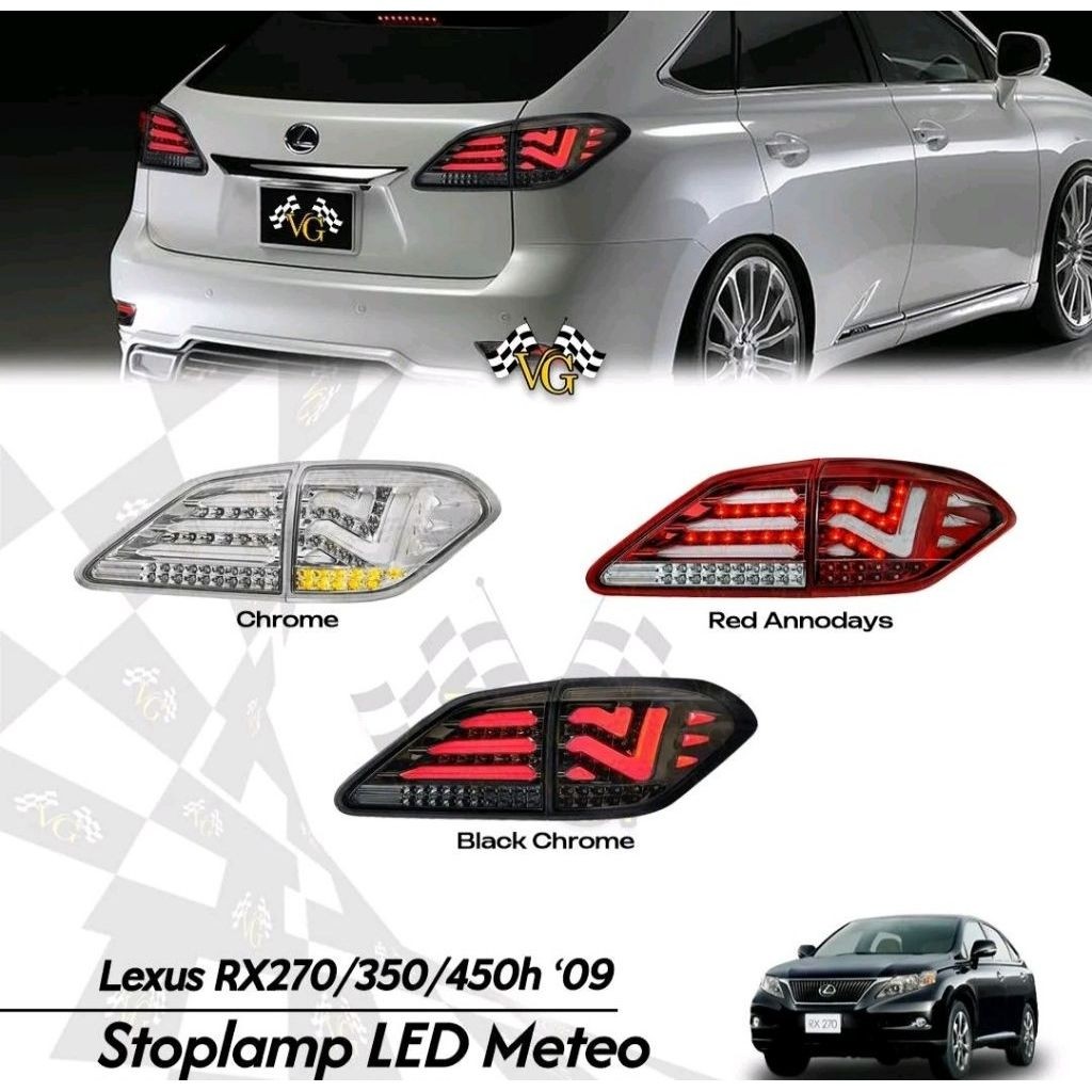 Stoplamp led meteo lexus rx 270 crome 2009