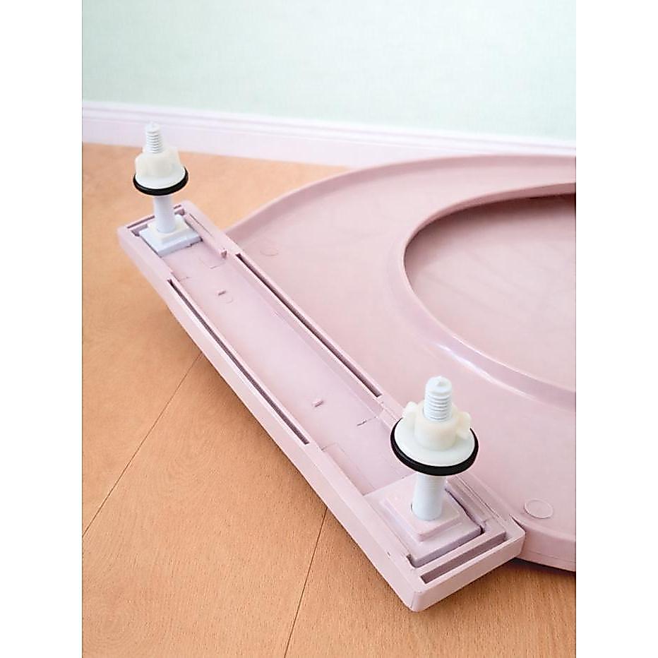 tutup closet duduk toilet cover universal toto american standar pink
