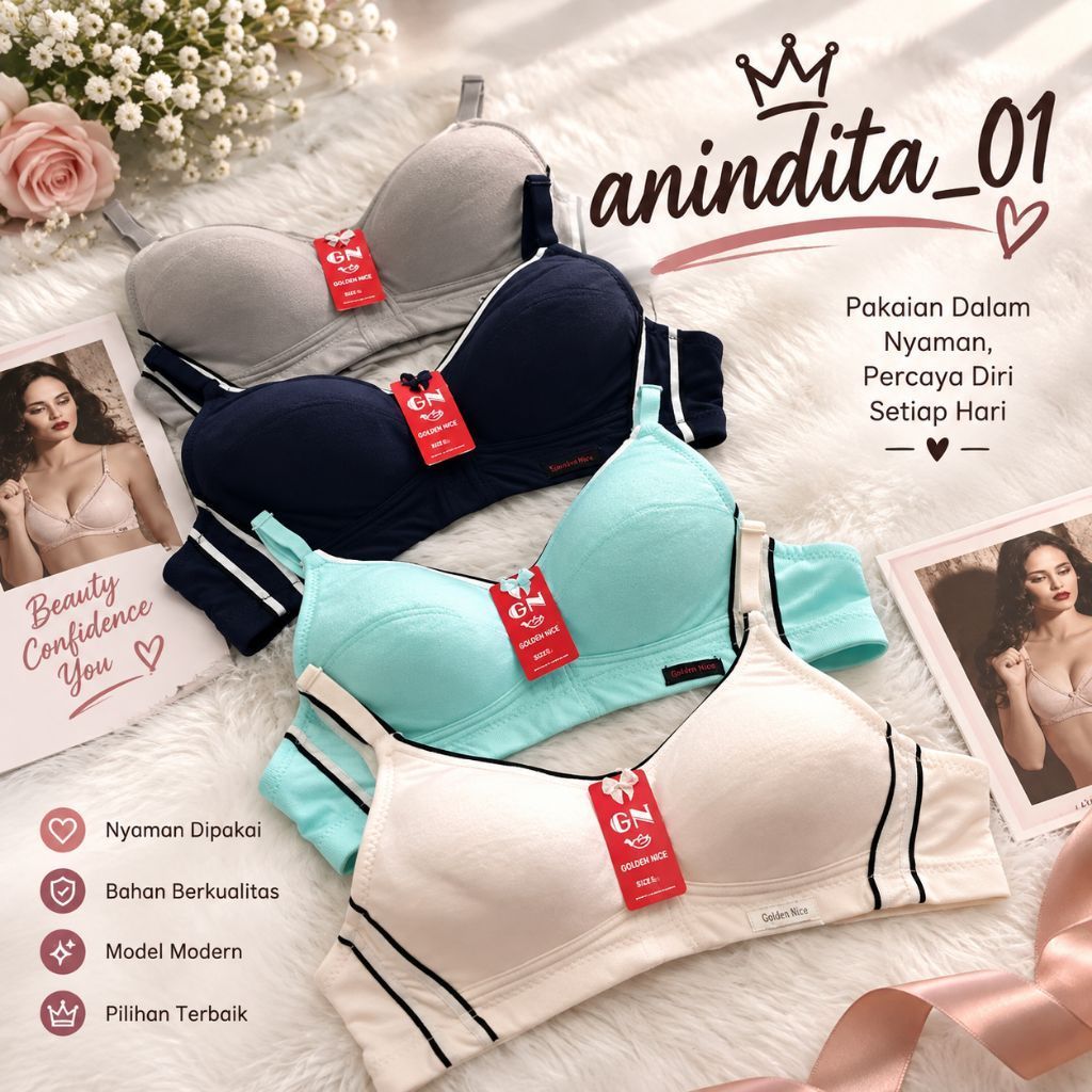 BH GOLDEN NICK 863 BRA GOLDEN NICK KATUN bra golden nick