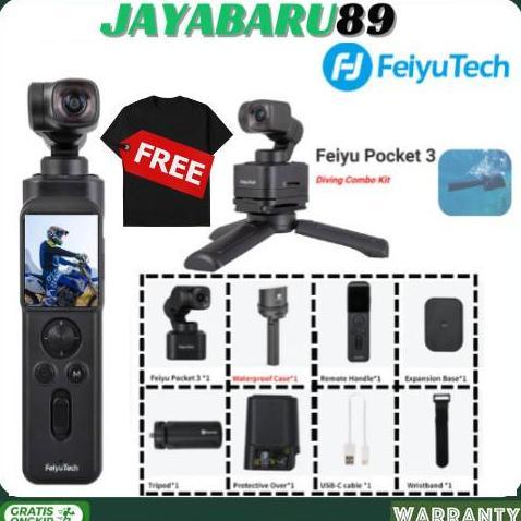 Feiyu Pocket 3 Kit Bundle Waterproof Case FeiyuTech Pocket 3 Camera