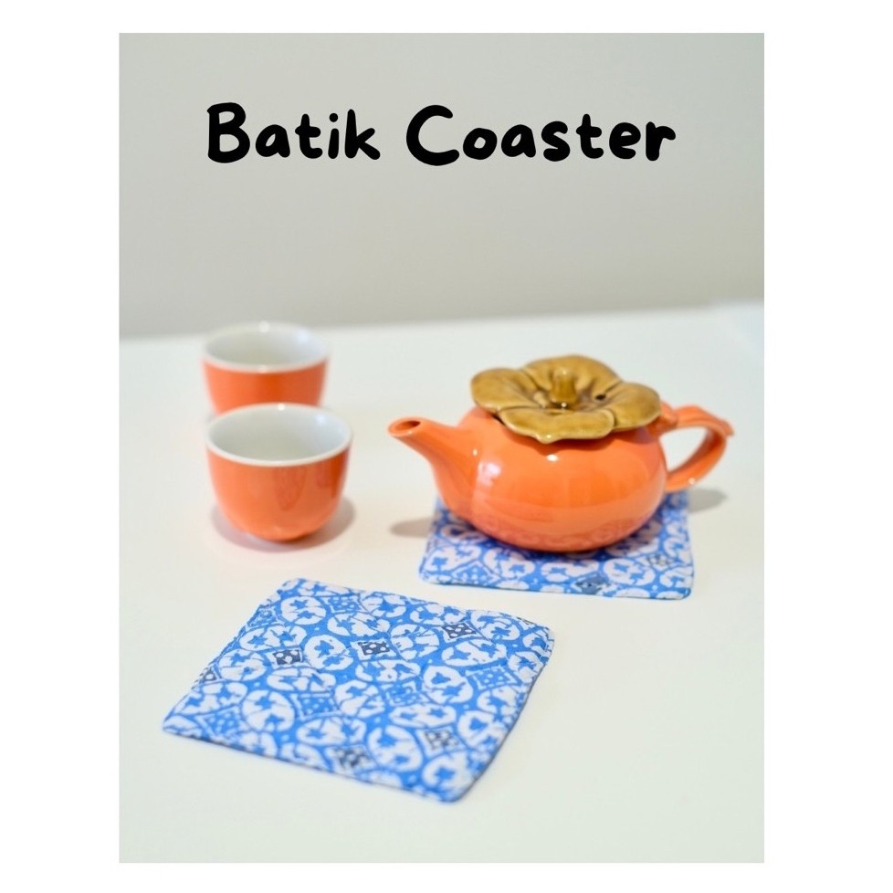 Batik Coaster - Tatakan Gelas Batik - Souvenir Batik - Oleh-oleh Batik