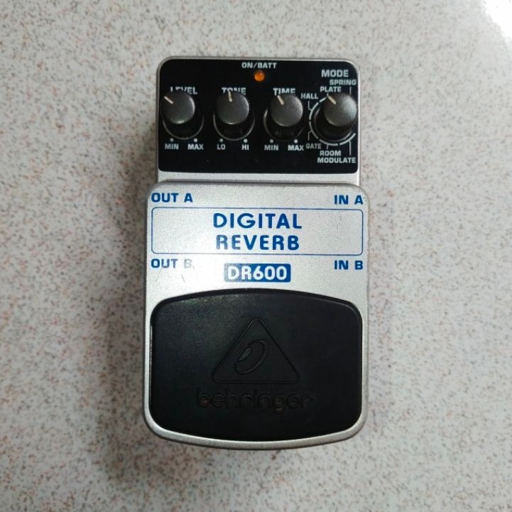 Pedal Efek Gitar BEHRINGER DIGITAL REVERB DR600, Efek Gitar Behringer Digital Reverb. Efek Stompbox 