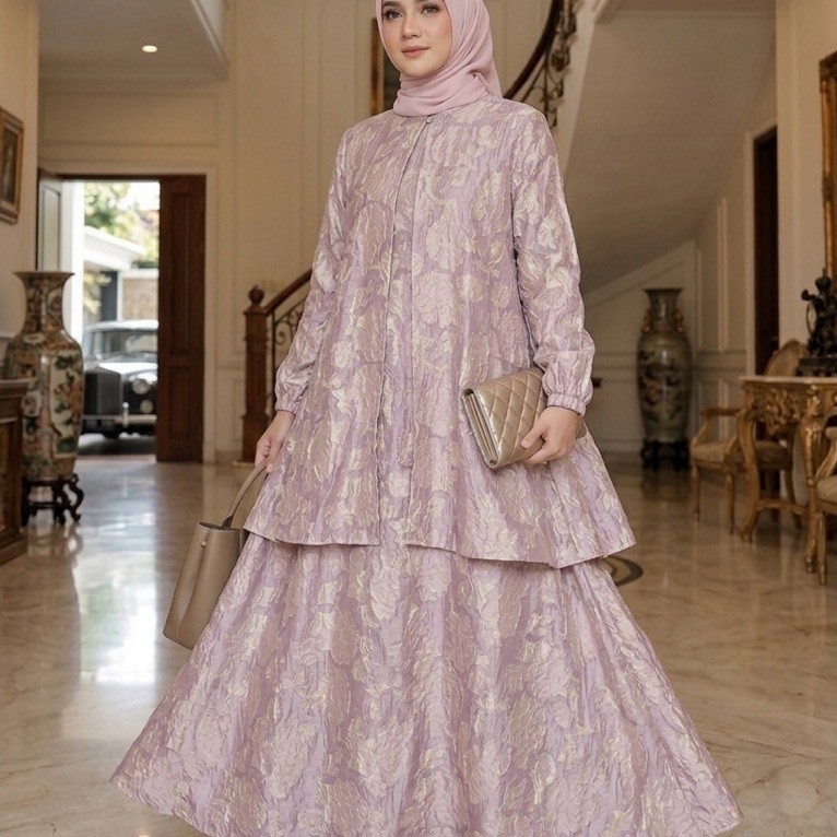 GAMIS ROMPI PISAH //SILKY JAGUAR //