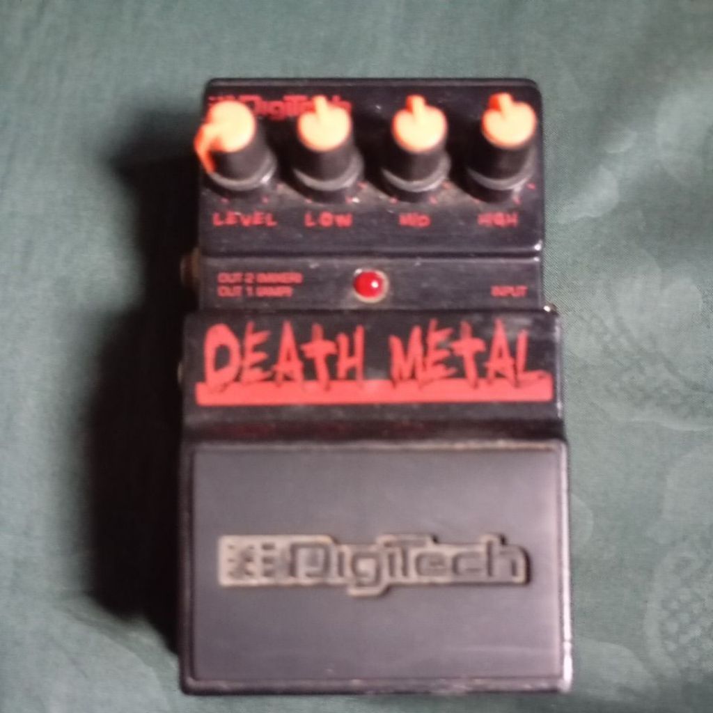 Pedal Efek Gitar Digitech Death Metal Distorsi