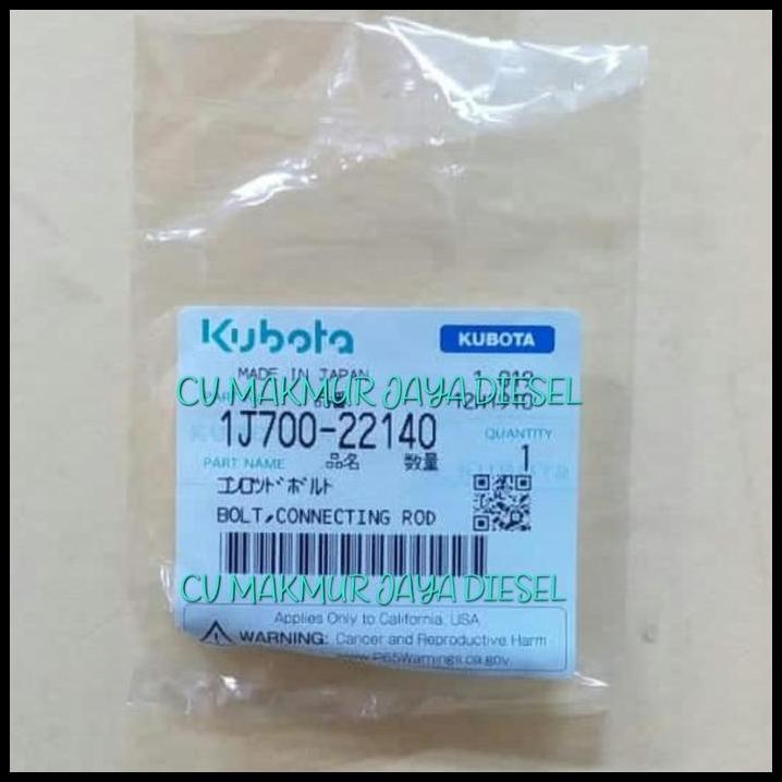 DISKON BOLT CONROD/BAUT STANG SEHER V2203 1J700-22140 KUBOTA 