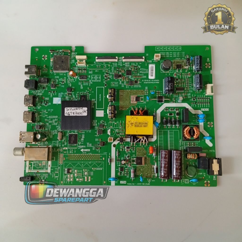 MB TV COOCAA 43TB7000 - MAINBOARD MOTHERBOARD MOBO TV COOCAA 43TB7000 - MESIN TV COOCAA 43TB700
