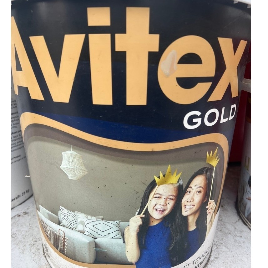 Cat Tembok Exterior Dan Interior Avitex Gold Pail / Avitex Gold 25kg